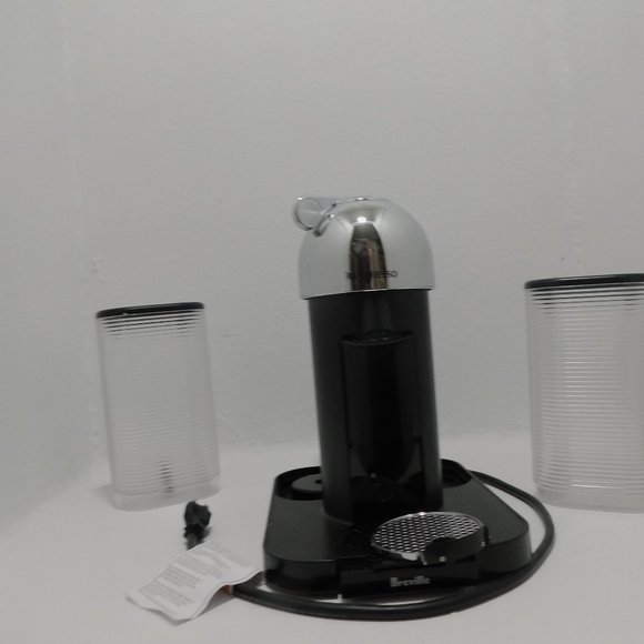 Nesspresso Vertuo Chrome Black By Breville Espresso Coffee Machine - Picture 1 of 6